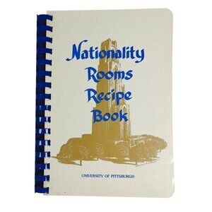 Nationality Rooms Recipe Book Pittsburgh University Local Ethnic Vtg Cookbook